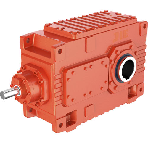 Straight axis industrial gearbox